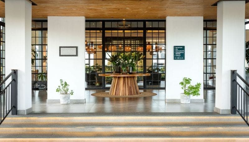 Ciêla Resort — entrance and lobby
